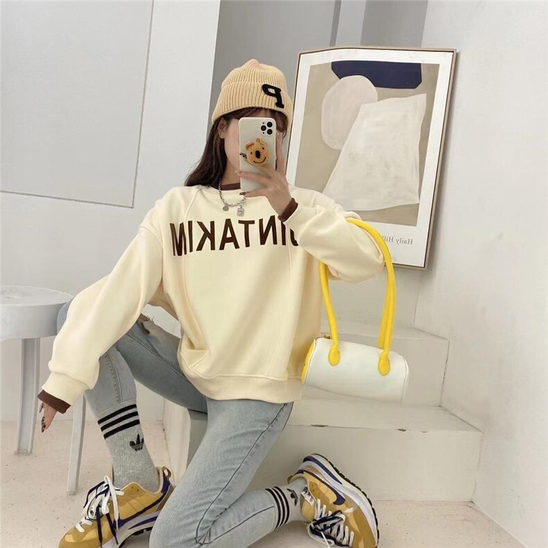 加绒卫衣，女装卫衣/绒衫，IEC