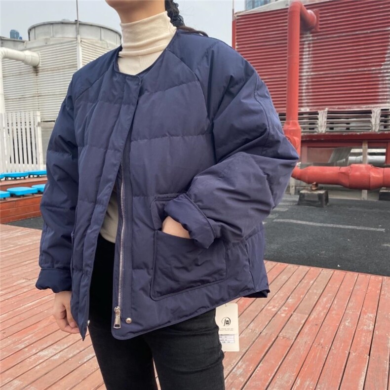 现货：圆领羽绒,女装,D壹