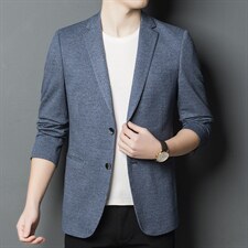 西服男秋季潮款休闲商务小西服上衣中年男士单西外套ASD2236-P190，男装西服，电商B212（原钱塘6029）