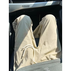 黑色条纹裤子男夏季薄款美式透气冰丝工装裤三条杠直筒运动休闲裤，男装工装外套，星座1210-1
