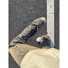 网图牌牛仔裤男满印提花美式高街牛仔裤痞帅炸街长裤A270-p52，男装牛仔裤，星座1001-1