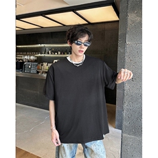 8XL-M高品质！！特大码冰丝速干T恤男透气短袖上衣纯色DX314P25，男装T恤，电商D206-1
