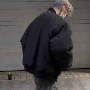 秋冬季解构休闲棒球服飞行员夹克潮牌宽松多拉链美式复古外套图片