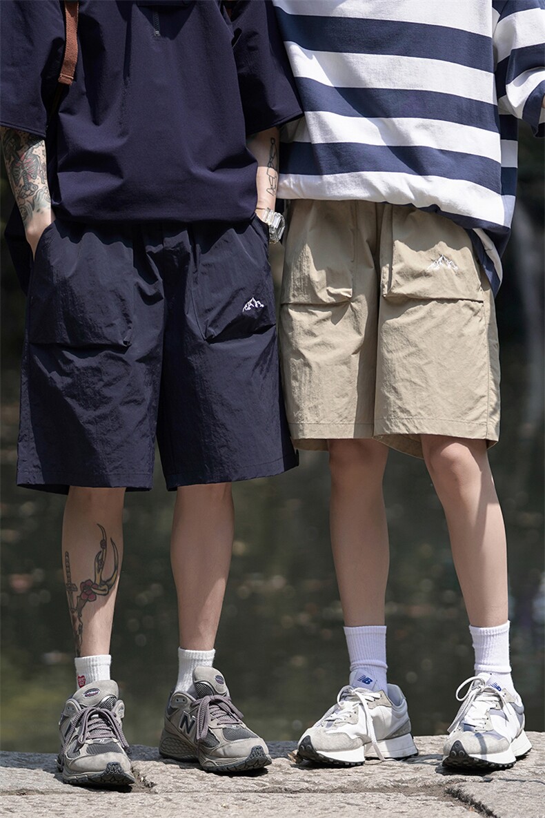 夏季潮流工装五分裤宽松休闲短裤A161-KN971-P40,男装牛仔裤,电商A161