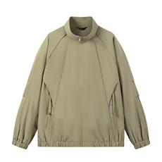 春季新款宽松立领夹克男纯色上衣外套DSA157B-JK7921-特P56，男装夹克，电商A157B