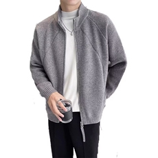 费尔岛高领开衫毛衣外套男秋MY137P69，男装针织衫/毛衣，星座1013-5