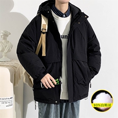 2023冬上新加绒加厚羽绒服时尚冲锋衣外套男女8319-P220控价318，男装羽绒服，电商A441-1