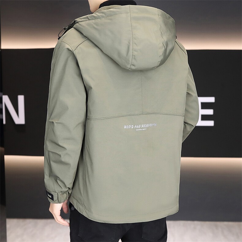加棉加厚外套男士休闲连帽夹克潮流时尚男棉衣NM7932-P110,男装夹克,星座310B-3