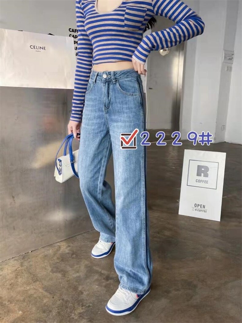 直筒牛仔裤,女装牛仔裤,菲库feiku