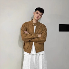 美式复古MA1飞行员夹克男2025秋冬宽松休闲棒球服工装外套潮，男装夹克，四季星座505