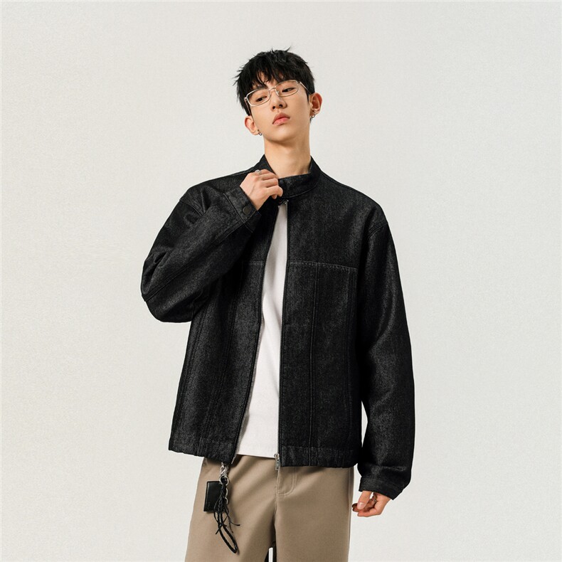 2025新高品质牛仔夹克宽松韩版工装潮流水洗外套N108/P105,男装工装外套,星座202