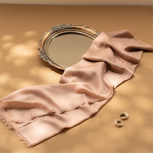 2025年春秋时尚气质百搭简约羊绒围巾图片