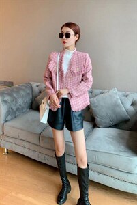 小香风外套图片