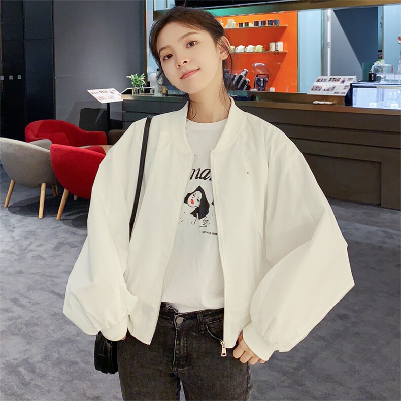 26年春秋装新款重工刺绣抽皱棒宽松休闲球服女182-1901P90K138,女装短外套,帛香坊