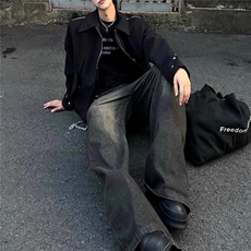 美式飞行员夹克外套男款春秋季开春穿搭高级感痞帅高街翻外套，男装夹克，四季星座505