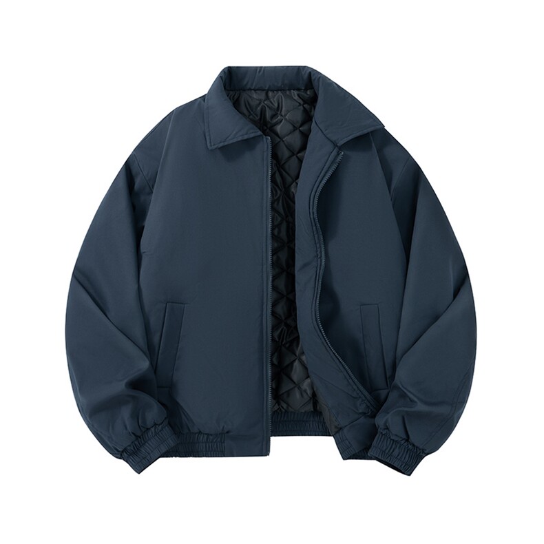 冬装老钱风加棉加厚夹克外套棉服男女翻领棉衣棒球服潮M813-P65,男装夹克,电商A441