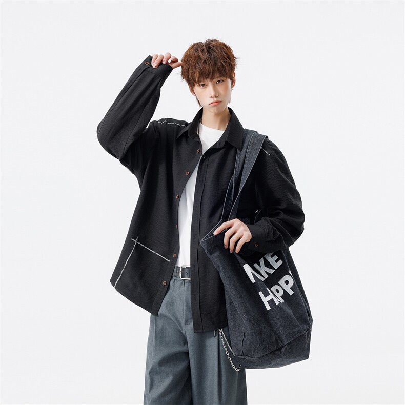 新款休闲春季衬衫，男装衬衫，星座1106-2（原1111B）