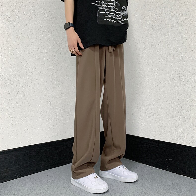 主推！冰丝裤抖音直播品质冰休闲裤西装裤长裤NK111-P55控68,男装休闲裤,星座808A-1