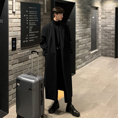 高品质特批毛呢大衣男过膝韩版冬季加厚风衣呢外套A430-DY15P110，男装风衣，电商A430（原星座702）