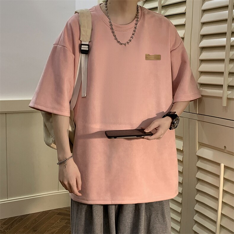 麂皮绒短袖t恤男大码半袖男JD82293-P25,男装T恤,电商A040
