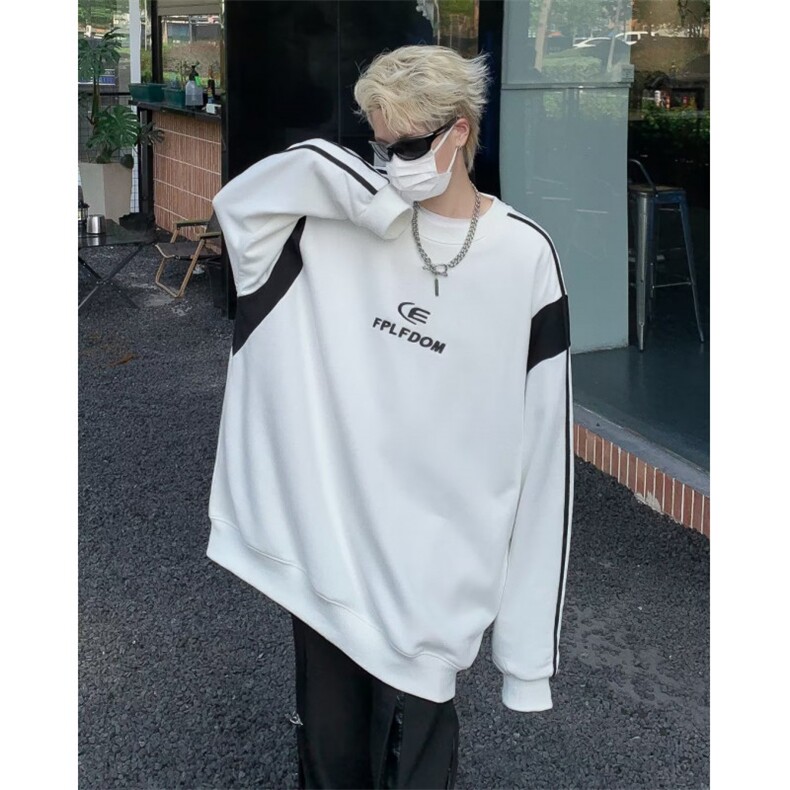 卫衣男潮ins港风潮流圆领T3035P35,男装卫衣,星座1116-2