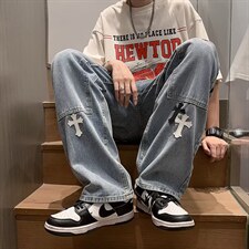 牛仔裤男夏季潮大码休闲裤子N1019P42，男装牛仔裤，星座1116-2