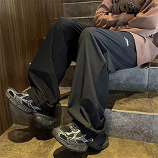 运动休闲裤子男夏季潮流阔腿速干裤vibe潮流凉感伞兵裤AK941-P32，男装休闲裤，星座1008