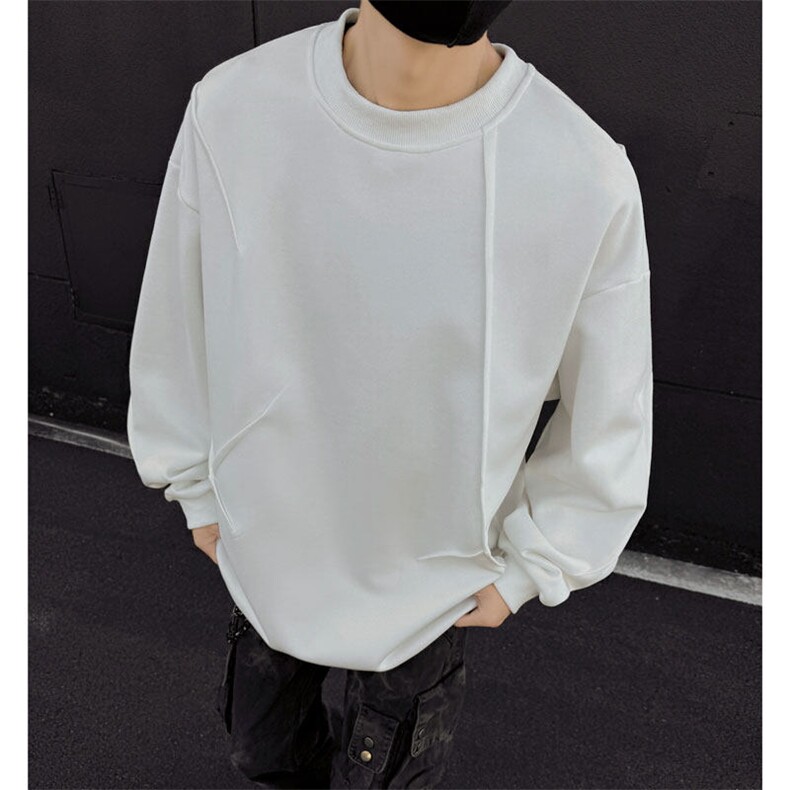 2025年春季新款圆领宽松美式潮牌收省卫衣YY6876-P48，男装卫衣，电商C216