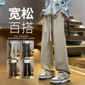 2025年秋冬新款港风灯芯绒裤子男裤直筒休闲裤宽松百搭男961-P43图片