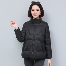 立领棉服女冬季2022新款时尚小棉袄宽松保暖棉衣外套，女装棉衣/棉服，涵誉