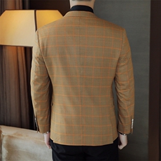 26做货-男士休闲西装修身韩版西服外套小西装上衣DX6908P165，男装西服套装，电商D216