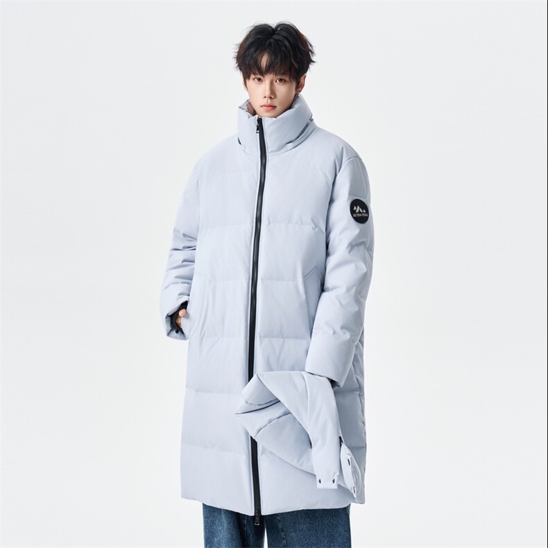 冬季新款宽松廓形白鸭绒长款连帽羽绒服男外套XZ309Y95715P275,男装羽绒服,星座309（原A406）