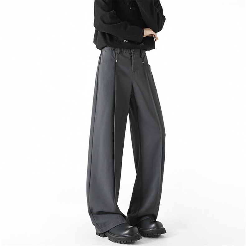 垂感直筒休闲西裤春季新款休闲裤抖音品质A111-A156-P5588,男装休闲裤,电商基地A111