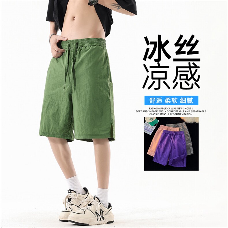 抖音品质男夏季潮牌休闲运动男士五分裤A146-GY251特p21量大优,男装牛仔裤,HDA146