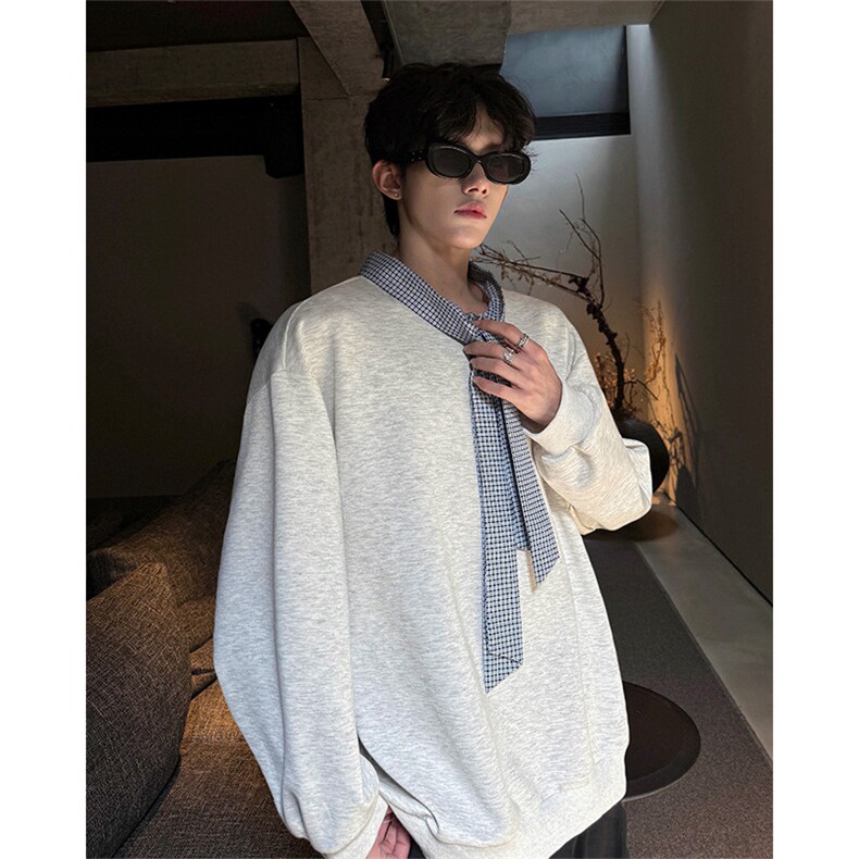 现货WY10145-特P48加绒P55秋冬设计感宽松大码卫衣男上衣外套,女装短外套,电商A059