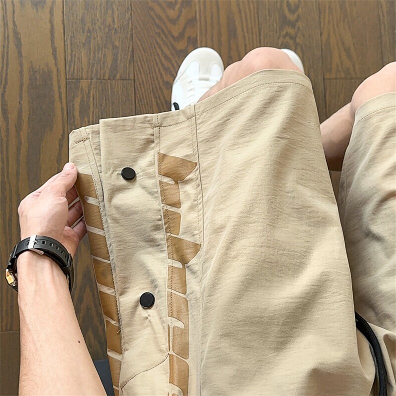 ！2026夏季新款男士宽松直筒五分裤潮牌情侣短裤DK312特P35，男装休闲裤，电商B220