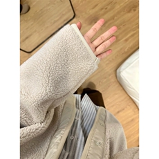 无领摇粒绒外套GS03-P85成分100聚酯纤维，女装短外套，星座1302