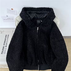 美式加厚羊羔毛棉衣外套女男冬季保暖连帽棉服M0782-P95，男装棉衣，星座308B-2