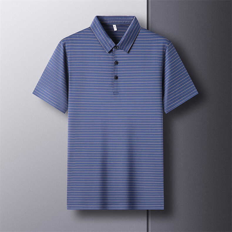 夏季商务休闲男士短袖polo衫中年男翻领T恤HP76220-P130,男装Polo衫,星座1105-3