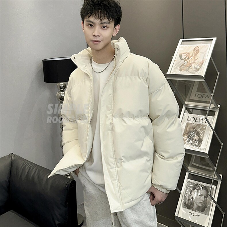 现货 抖音得物可供视频 冬季三防加厚羽绒棉衣外套面包棉服AM999图片
