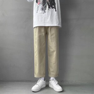 男春季潮流时尚休闲长裤嘻哈多色休闲裤九分裤型K734P26图片