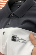 男士短袖T恤保罗polo衫2023夏季新款中年休闲男装半袖翻领体恤衫，男装Polo衫，电商B212（原钱塘6029）