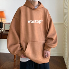 ！麂皮绒连帽卫衣直播品质重磅400克was印花JL7009-P45控78，男装卫衣，星座508（原C305）