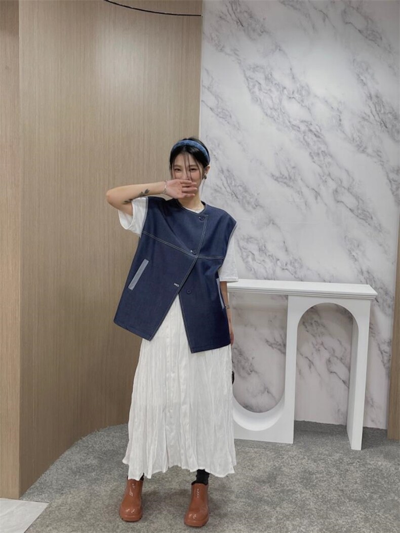 韩版马甲，女装马甲，mo cha dan