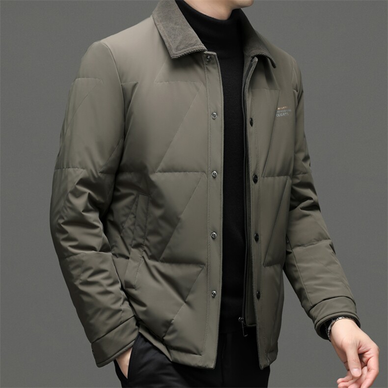 DF22378钱塘2020-2冬季厚款商务休闲翻领中年男士羽绒服P255图片