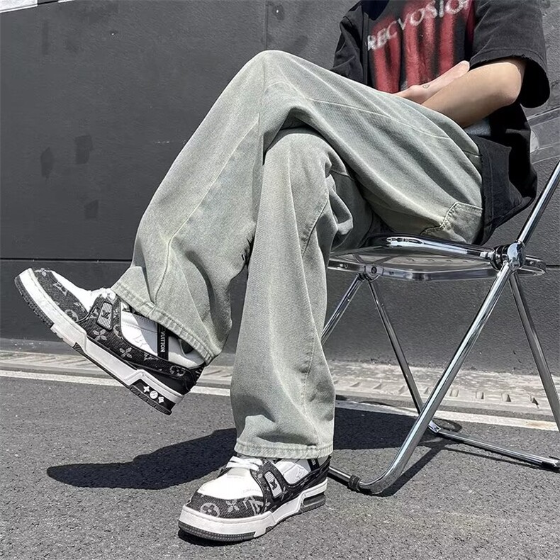 2024美式牛仔裤男款春季长裤潮NK6601P46,男装牛仔裤,星座1116-2