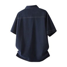 牛仔短袖袖衬衫深度库存当天配齐跑量款DS-C323-1-G665-TP55，男装T恤，电商C323-1