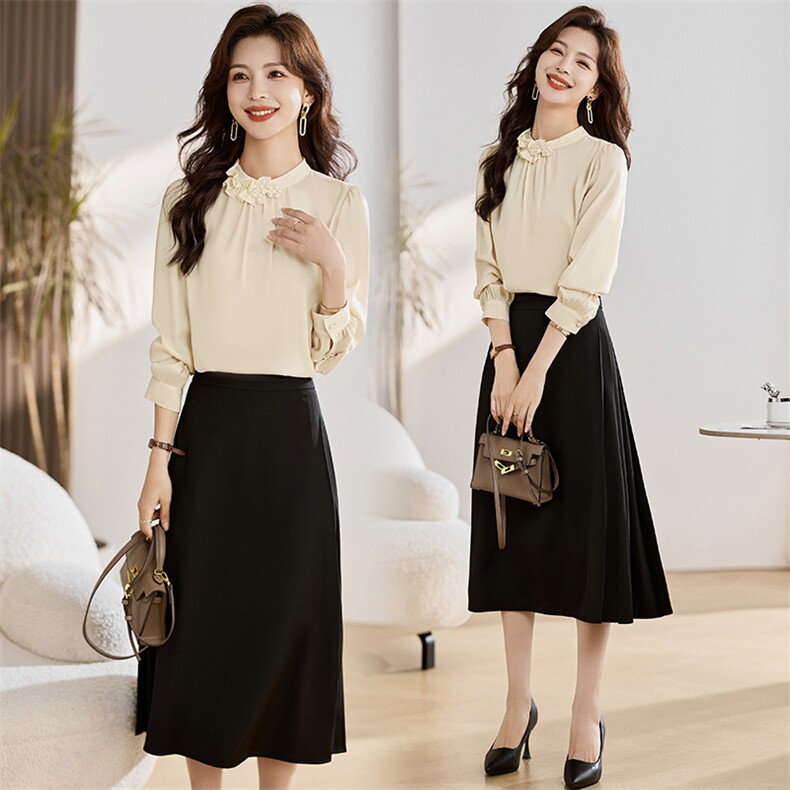 《秋装新品》随心注意自在潮流两件套套裙,女装套装/套裙,魅丽静蓝