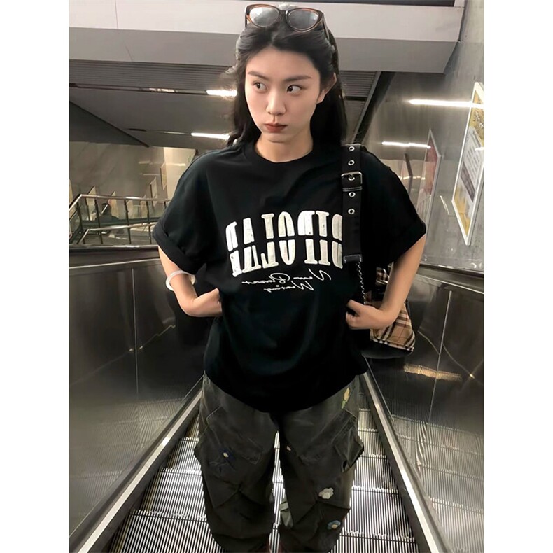 万针全刺绣工艺抖音得物高品质260克重磅纯棉双纱美式高街短袖T恤,男装T恤,电商A486