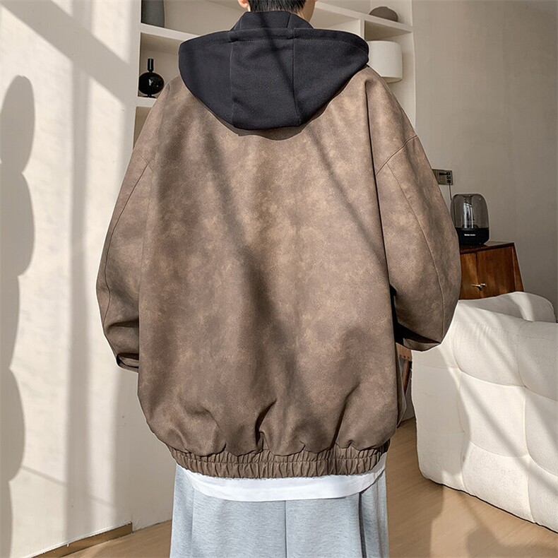 春季皮衣美式潮牌青少年百搭夹克情侣春装外套XZ102B-1-JK2565P85,男装夹克,星座102B-1